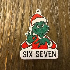 Green and Red 6-7 Ornament